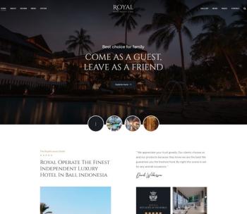 GK Royal - Joomla hotel template